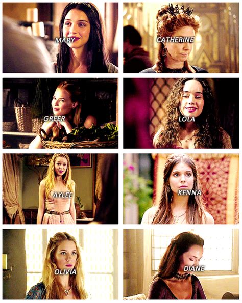 Reign Female Main Roles During The First Half Of The Season E Reign Tv Show Reign Reign Mary