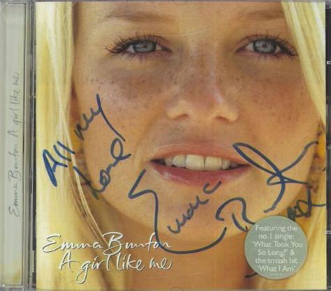 Emma Bunton A Girl Like Me Autographed Uk Cd Album Cdlp 202686