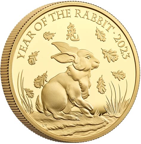 Gold Ounce 2023 Year Of The Rabbit Coin From United Kingdom Online