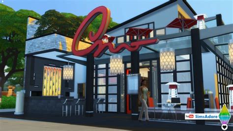 Mod The Sims Modern Restaurant No Cc By Bradybrad7 • Sims 4 Downloads