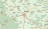 Map of Zerbst (Germany)
