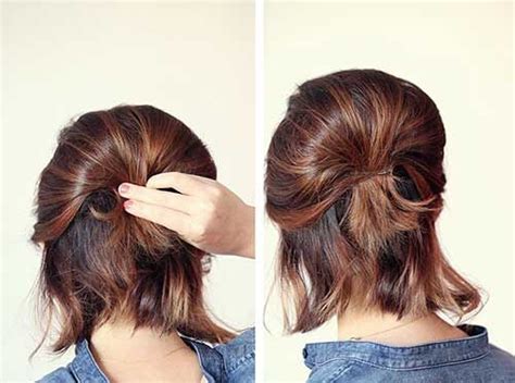 Ponytail Hairstyle For Short Hair Step By Step Hairstyle Guides