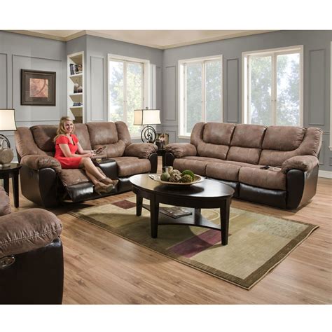 Reclining Sofa Or Reclining Loveseat By Lane Furniture And Mattress