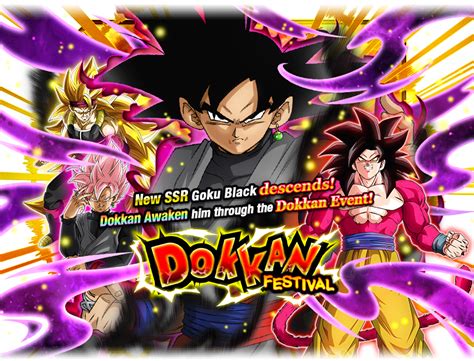Rare Summon Goku Black Dokkan Festival Dragon Ball Z Dokkan Battle