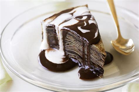 Chocolate Crepe Cake Recipes Delicious Com Au