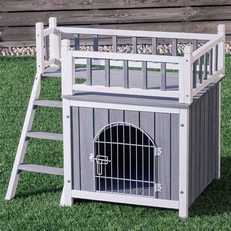 Buy Tangkula Pet Dog House Wooden Outdoor And Indoor Dogcat Puppy House