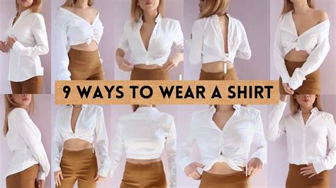 9 CUTE WAYS TO WEAR A DRESS SHIRT How To Style A Button Up Shirt