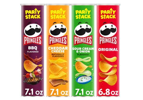 Party Stack Pringles Potato Chips Variety Bundle 1