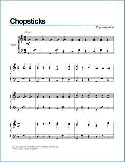 Check spelling or type a new query. Chopsticks | Free Printable Sheet Music for Easy Piano | Piano music, Free printable sheet music ...