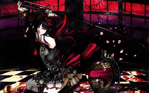 7 Gothic Anime Goth Anime Girl HD Wallpaper Pxfuel