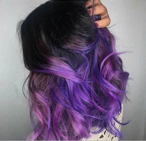 Hair Color Purple Ombre Eetidesigns