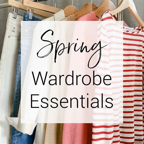 My Spring Wardrobe Essentials Une Femme D Un Certain Ge