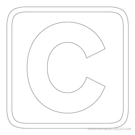 Free Printable Block Letter Templates 6 Best Images Of Free Printable