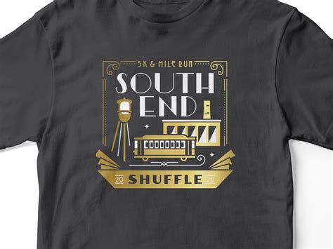 2020 South End Shuffle 5k T Shirt By Nathalie Godin On Dribbble