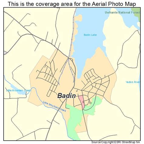 Aerial Photography Map Of Badin Nc North Carolina