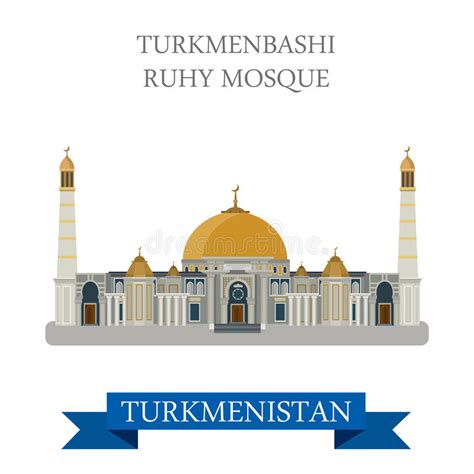 Turkmenistan Aschgabat Hauptstadt Festgesteckt Auf Politische Karte