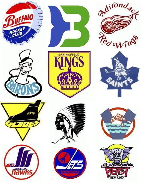 Amazing Vintage Ahl Logos Hockey