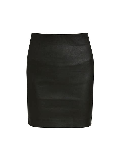 Sprwmn Sprwmn Leather Mini Skirt Editorialist