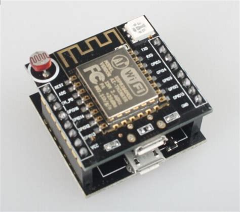 3 Compact Esp8266 Board Includes Rgd Led Photo Resistor Buttons And