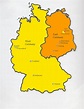 DREAMING IN GERMAN: Map of Divided Germany