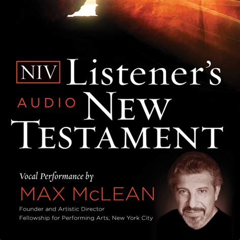 Niv Listeners Audio Bible New Testament Olive Tree Bible Software