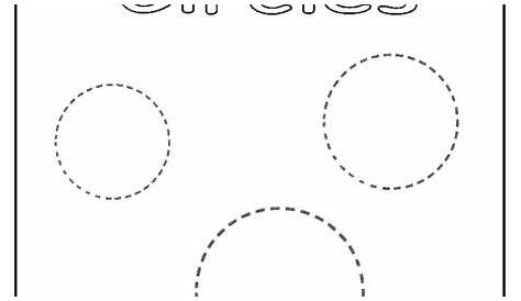 easy circle trace worksheet