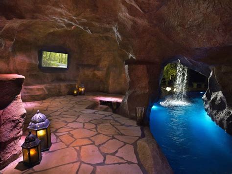 Epic Swimming Pool By Caviness Landscape Usa Grotto Pool Cave Pool