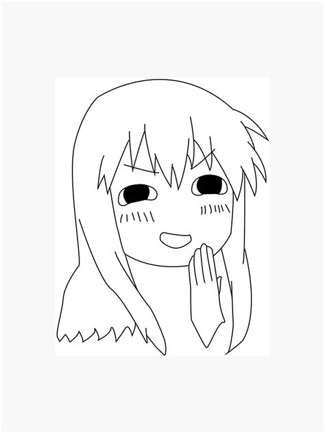 Anime Girl Laughing Drawing