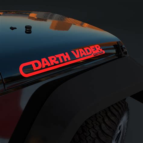 Darth Vader Edition Decals Set Star Wars Jeep Decals
