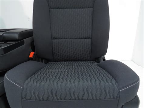 Replacement Gmc Chevy Silverado Sierra Front Seats And Jump Seat Black