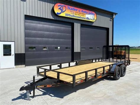 2022 Eagle Trailer Falcon Lightspeed 4x8 Landscape Utility Trailer