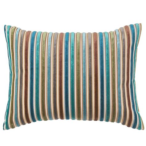 Velvet Striped Pillow Stripe Pillow Pillows Embellished Pillows