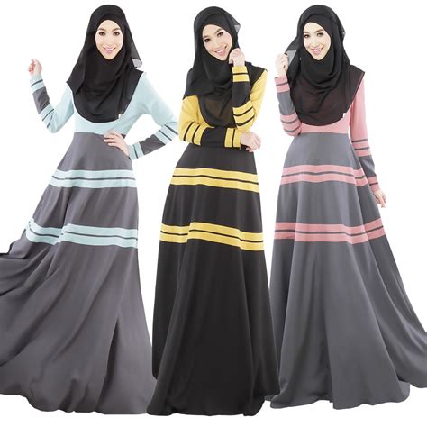 Free Shipping Fashion Muslim Girl Dresses Malaysia Long Dress Clothing