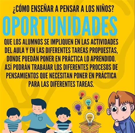 ¿sabes Cómo Enseñar A Pensar A Tus Alumnos O Hijos 💡🧠🔍 Te Comparto 8