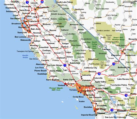 Southern California Attractions Map