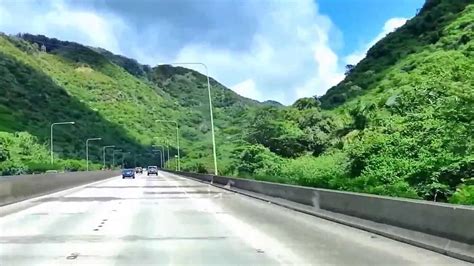 A Scenic Drive Over The H3 Freeway In Hawaii 12 26 2013 Youtube