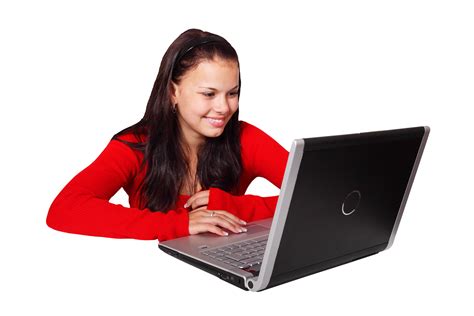 Laptop, Girl, Smile, Woman, Computer, Female, YoungLaptop Girl Smile ...