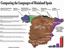Comparing the languages of Spain : r/LinguisticMaps
