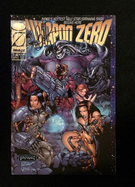 Weapon Zero 1b Image Comics 1995 Vf Signed Joe Benitez Comic Books
