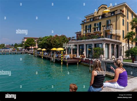 Hotel Sirmione Sirmione Lake Garda Italy Stock Photo 68552240 Alamy