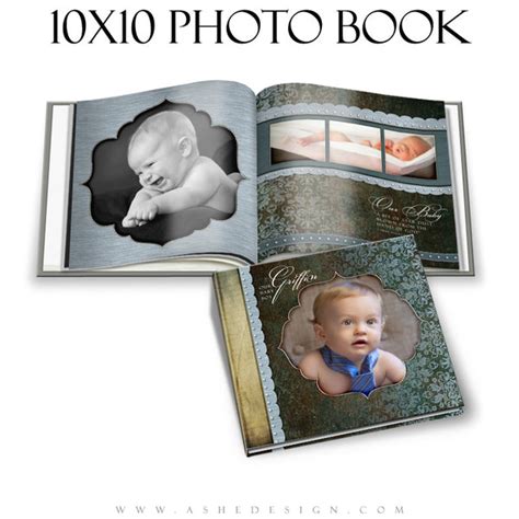 Ashe Design Griffin 10x10 Photo Book Template Ashedesign