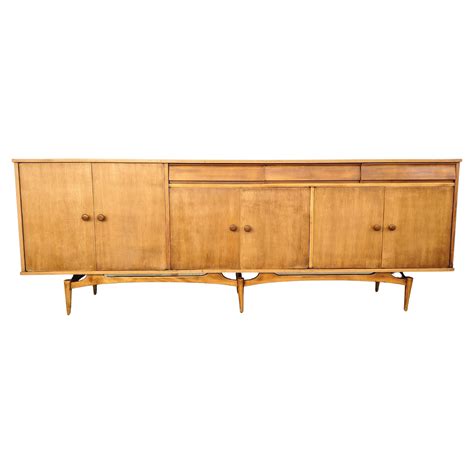 Mid Century Modern Walnut Wood Sideboard For Sale At 1stdibs