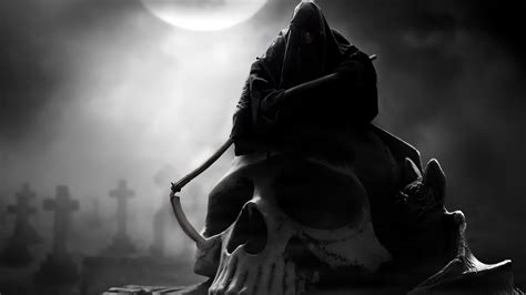 Wallpaper Id 576065 1080p Fantasy Art Grim Reaper Skull