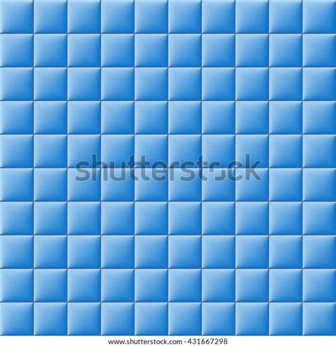 Blue Tiles Texture Seamless Pattern Stock Vector Royalty Free