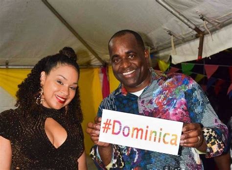 prime minister of dominica 🇩🇲 roosevelt skerrit and his wife melissa skerrit my heritage prime