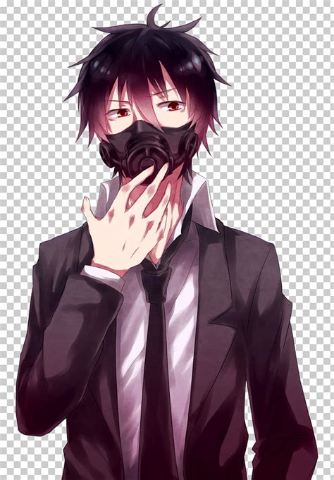 Discover and download free anime boy png images on pngitem. Hombre vestido con traje negro ilustración, anime music ...