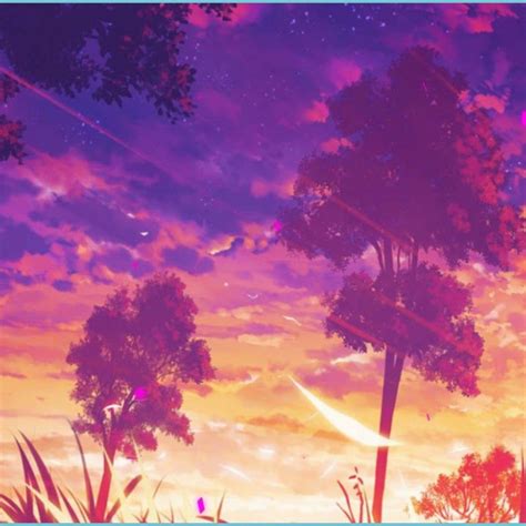 Purple Anime Scenery Wallpapers Wallpaper Cave 823