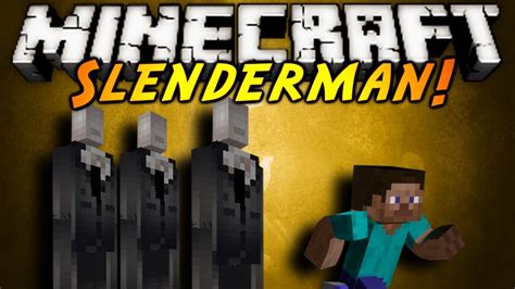 Minecraft Mod Showcase Slenderman Youtube