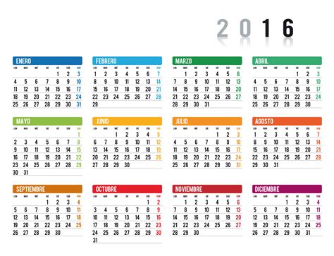 calendario 2016 (1) - Imagenes Educativas