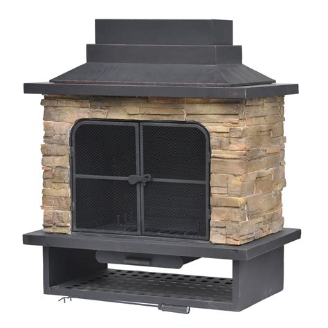 Finding the right outdoor fireplace can be overwhelming but take a moment to consider the stone age manufacturing 24'' patio series outdoor fireplace with straight lintel. Fireplaces: Creating A Living Environment With Beautiful ...